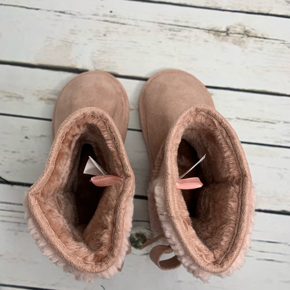 NEW Olivia Miller Girl pink boots - Picture 2 of 7